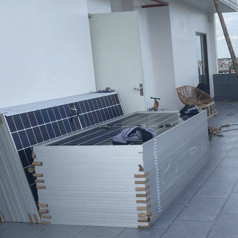 Hanogen lắp đặt điện năng lượng 50kwp lưu trữ áp cao, Hoài Đức HN