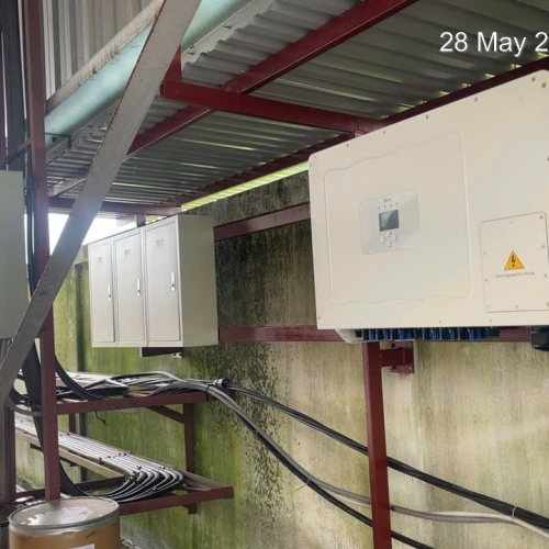 Lắp biến tần, Cty điện năng lượng Hanogen lắp đặt hệ thống hoà lưới 300KWP