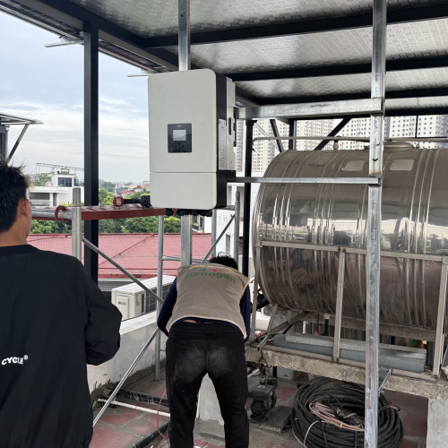 Hanogen tư vấn lắp đặt điện năng lượng mặt trời 15kwp lưu trữ cho hộ dân
